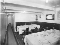 Lovcen ship second class dining room