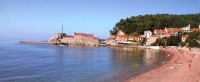 Petrovac Lazaret beach